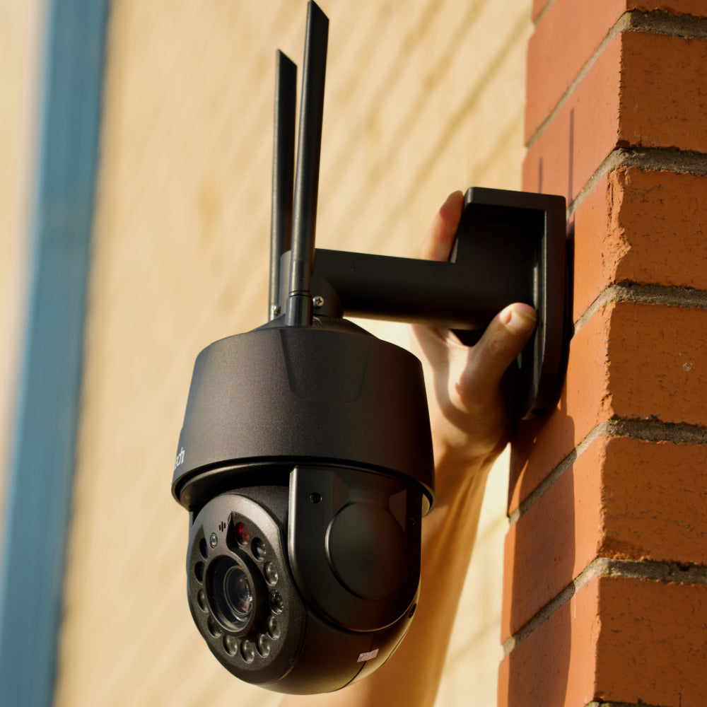 Zxtech 5MP/4K Wireless PTZ CCTV System - 9 x WiFi Security Camera 5X/10X/20X Auto Zoom Colour Night Vision Outdoor 2-Way-Audio 9CH Sony Starvis