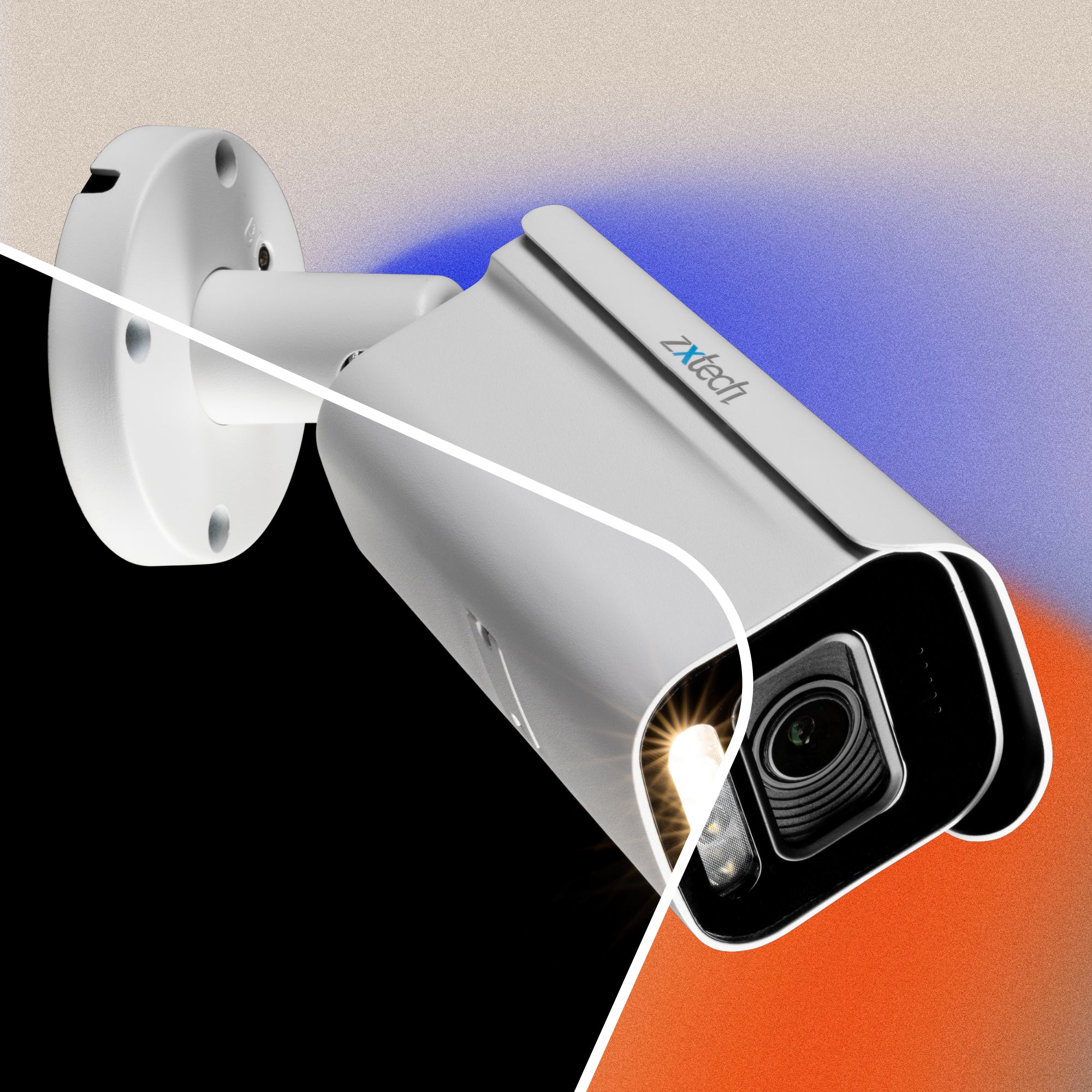 Zxtech 4K Premio 5× Auto Zoom PoE IP CCTV Camera with Audio | Enhanced Pro Fusion Light