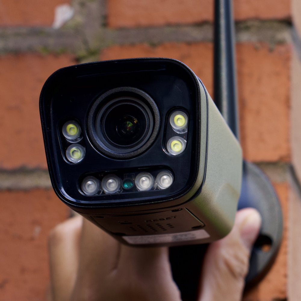 Zxtech 5MP/8MP/4K Wireless CCTV System - 1x WiFi Security Camera Outdoor 2-Way-Audio Night Vision 9CH Sony Starvis | WF1D9Y
