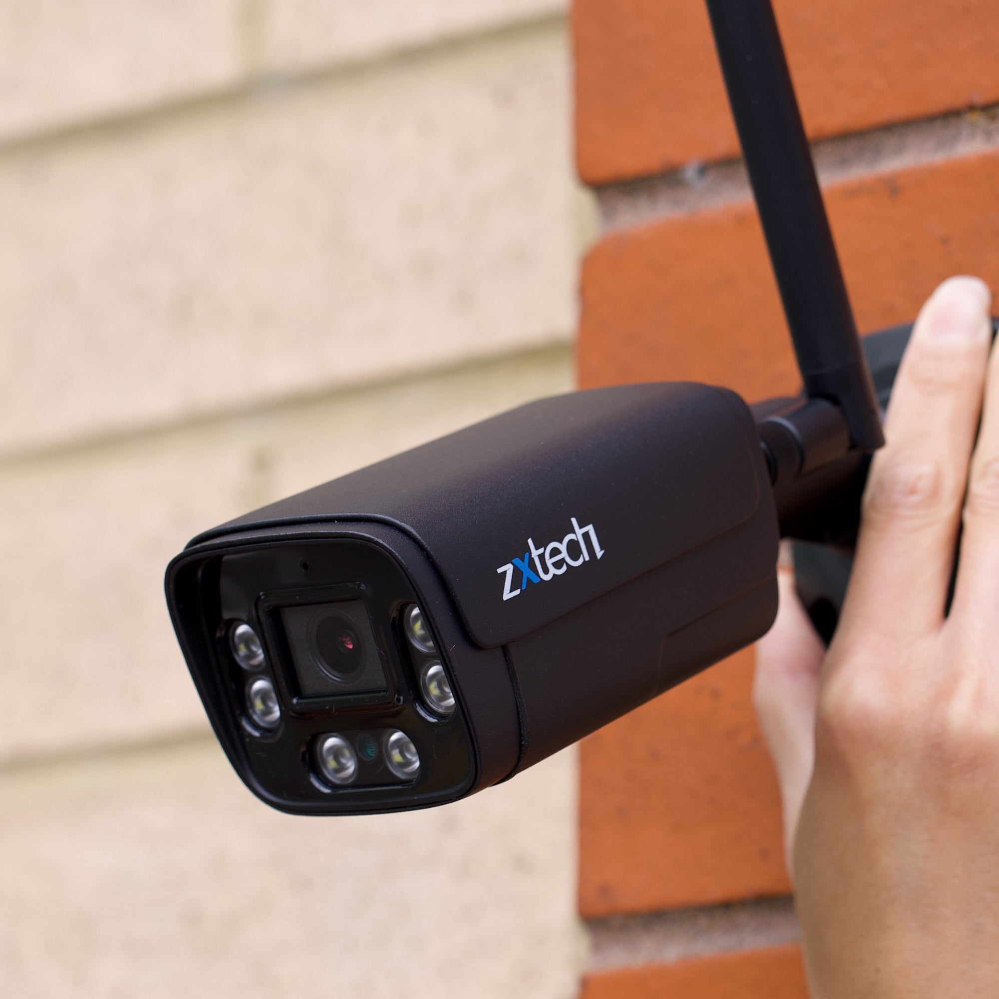 Zxtech 5MP/8MP/4K Wireless CCTV System - 1x WiFi Security Camera Outdoor 2-Way-Audio Night Vision 9CH Sony Starvis | WF1D9Y