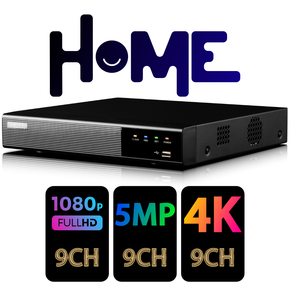 Zxtech Home 4K 9CH CCTV NVR (Non-PoE)