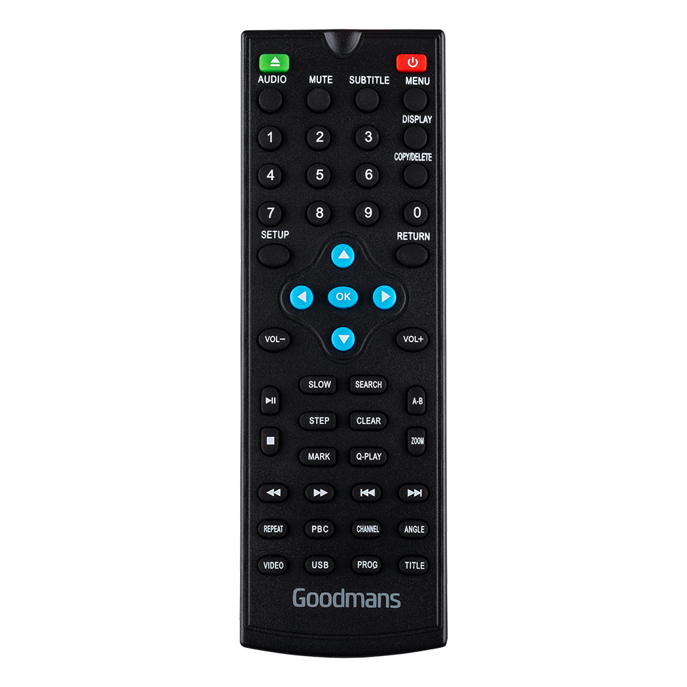 Goodmans GDVD02HDMI Remote Control