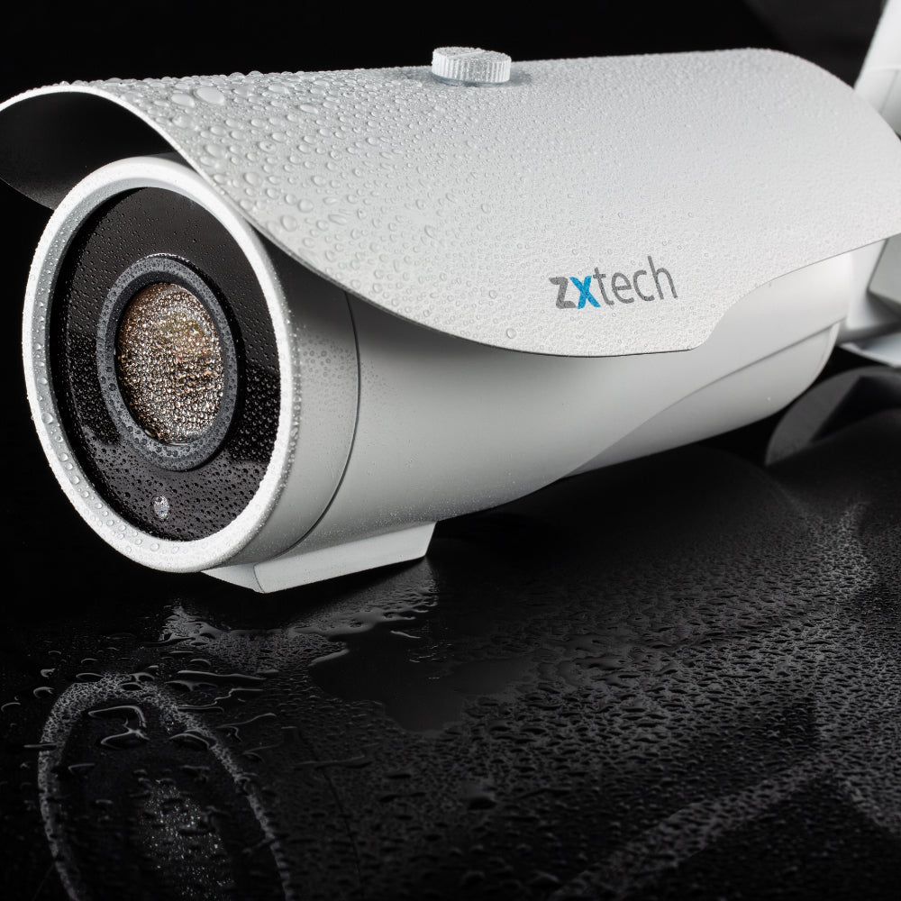 Zxtech Full HD AlphaPro 60M AHD 4in1 2.4MP 2.8-12mm Bullet Camera - White | MCB40W4