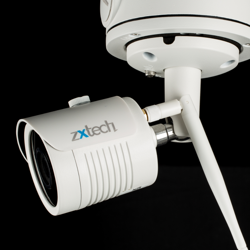 Zxtech Wireless All-in-One inbuilt-screen CCTV Kits with 4x Super HD Wi-Fi Camera