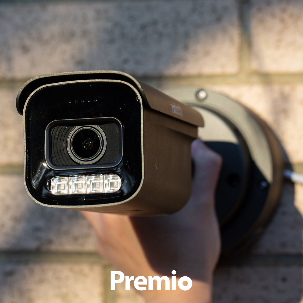 Zxtech Premio AI 4K/8MP/5MP Auto Zoom Audio PoE IP Security Camera